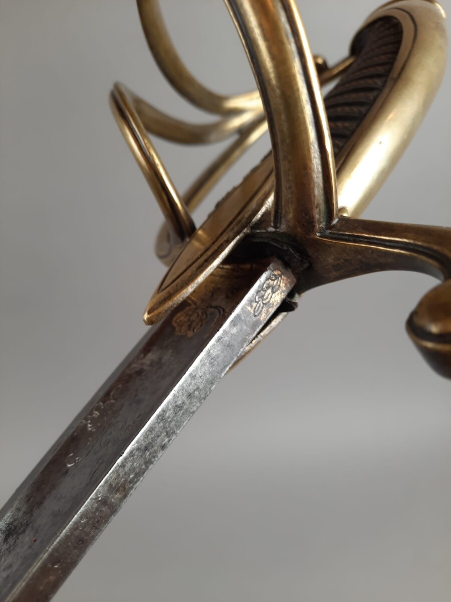Light cavalry officer's saber, type An 9, 1st Empire