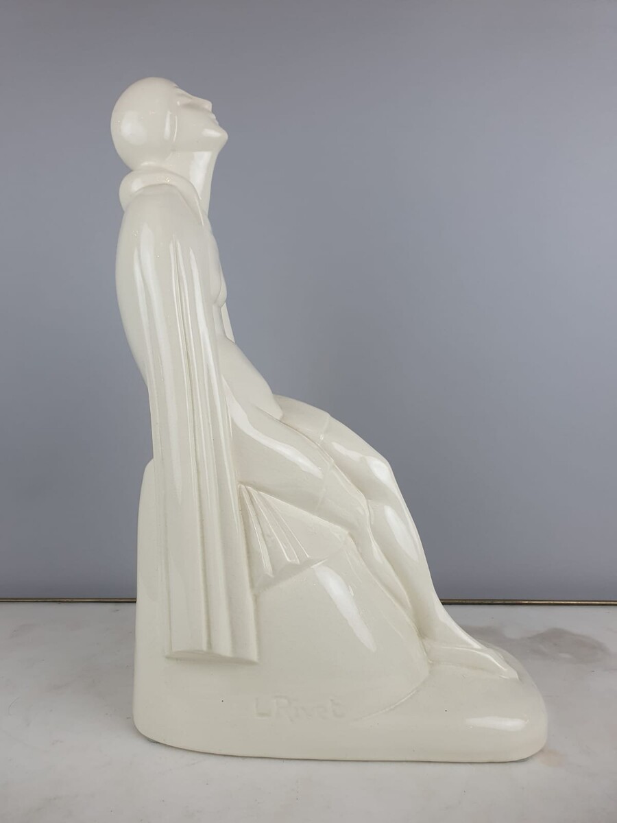 Louis RIVET, crackled earthenware 