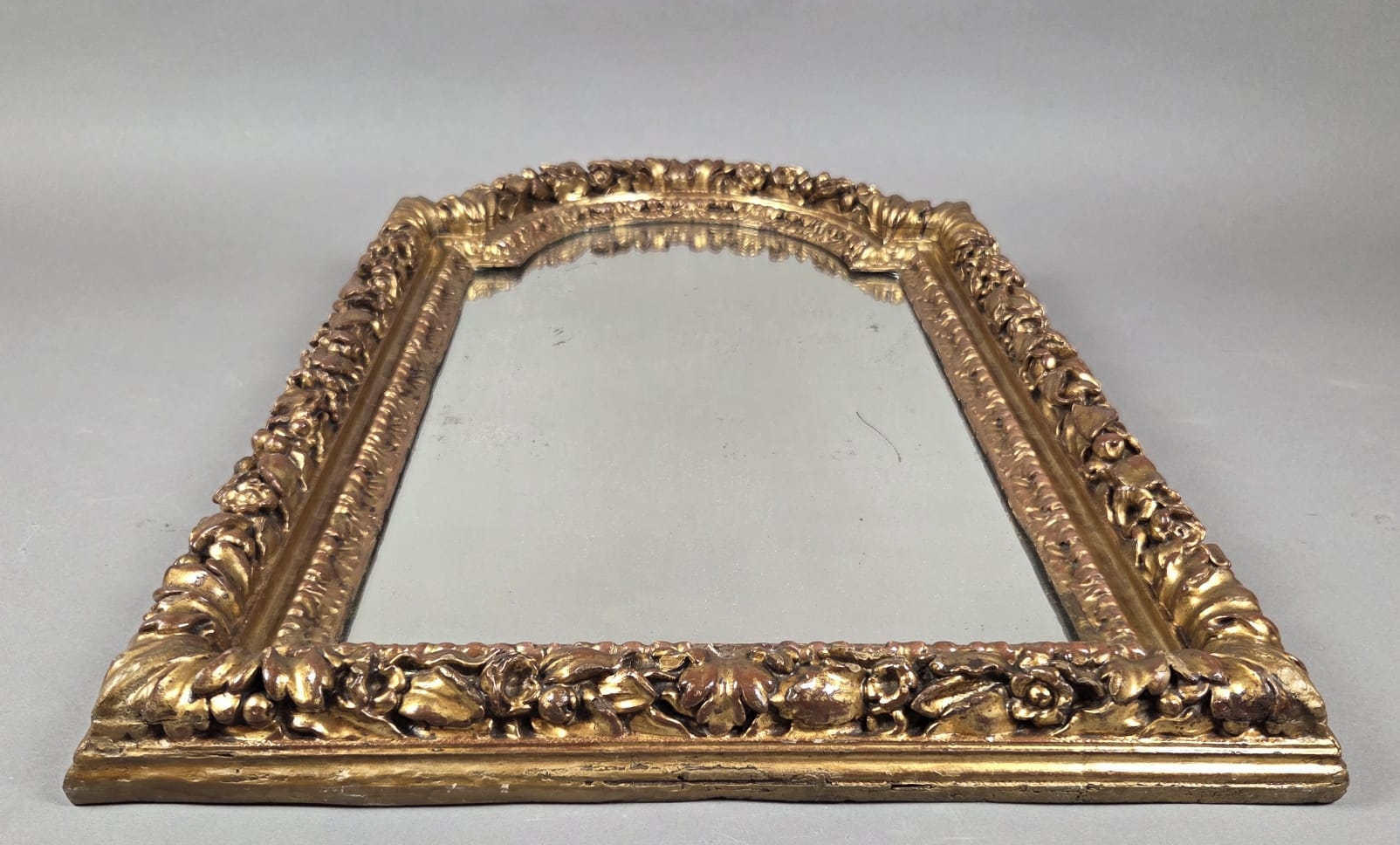 Louis XIV mirror in gilded wood, early 19th century
