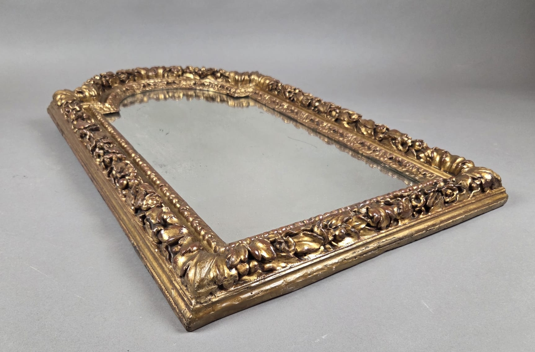 Louis XIV mirror in gilded wood, early 19th century