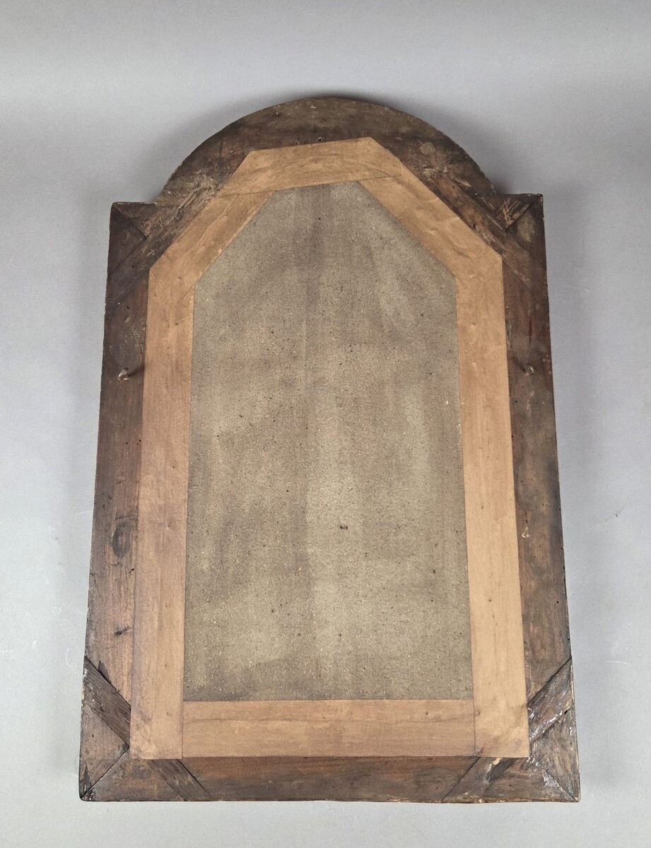 Louis XIV mirror in gilded wood, early 19th century