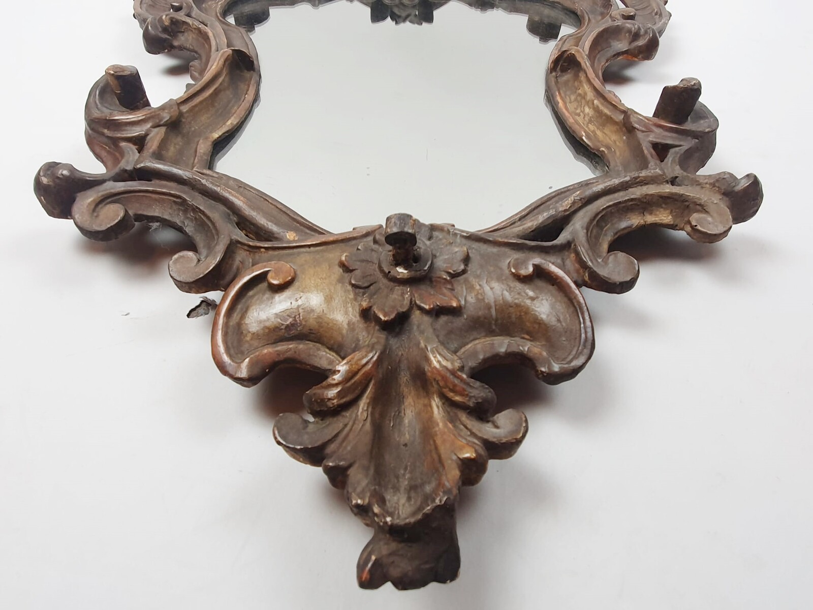 Louis XV mirror in carved wood, 18th