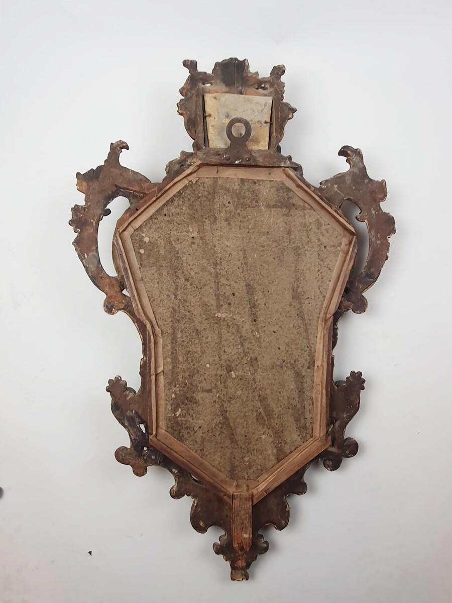 Louis XV mirror in carved wood, 18th