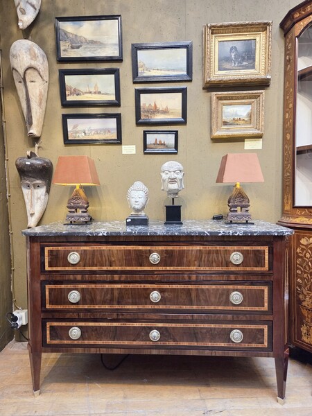 Louis XVI style chest of drawers, 19th