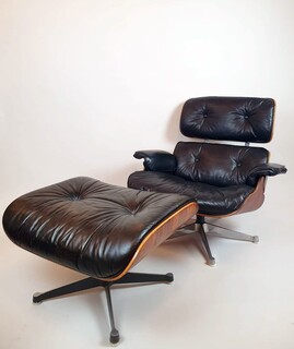 Lounge chair and ottoman - Charles and Ray Eames for ICF