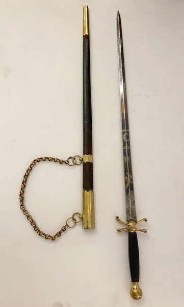 Masonic Dagger Of Elected Freemason, Early 19th.c 