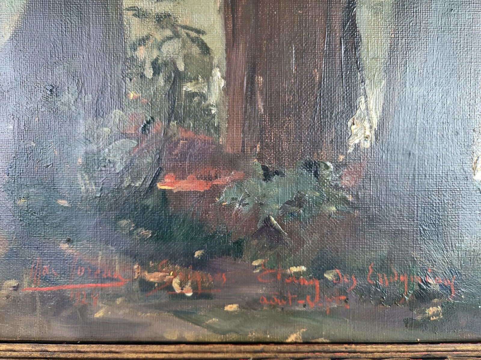 Max Moreau, Oil on canvas 