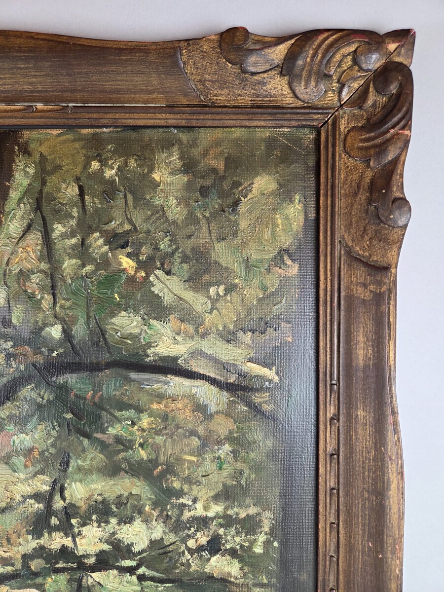 Max Moreau, Oil on canvas 