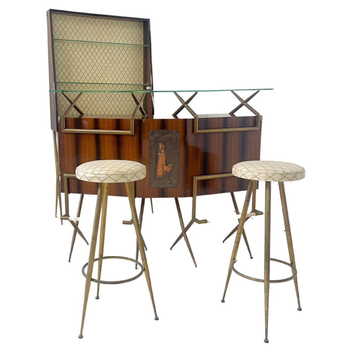 Mid-Century Modern Italian Bar, 1950s