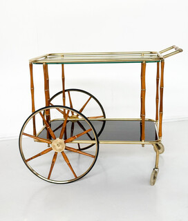 Mid-century modern style drinks trolley, 1970s