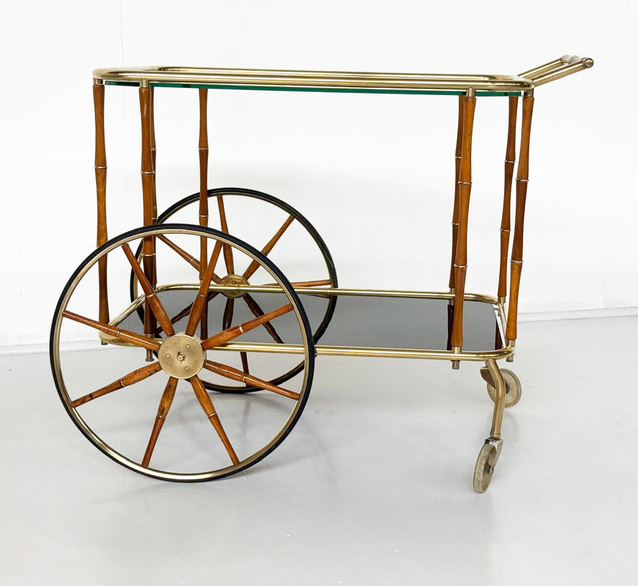 Mid-century modern style drinks trolley, 1970s