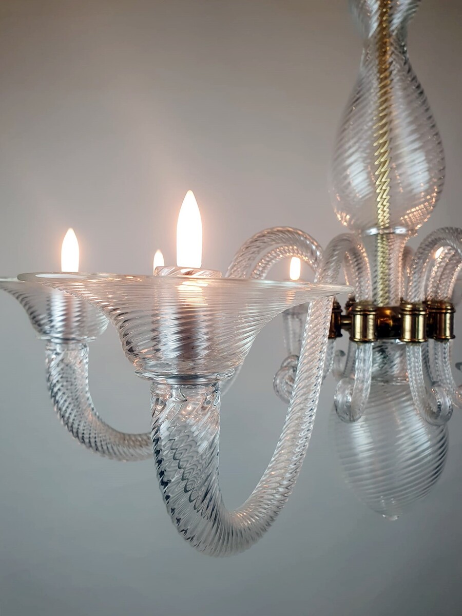 Murano chandelier, circa 1940 (a small break, see photo)