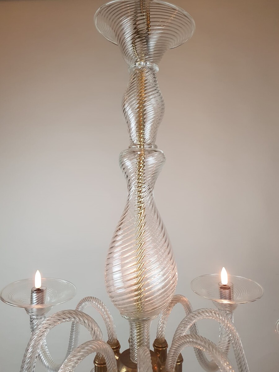 Murano chandelier, circa 1940 (a small break, see photo)