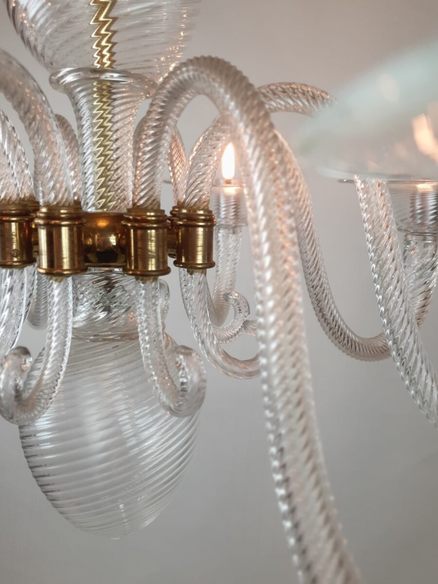 Murano chandelier, circa 1940 (a small break, see photo)