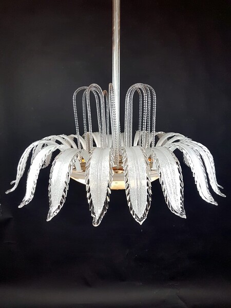 Murano chandelier in Art Deco style