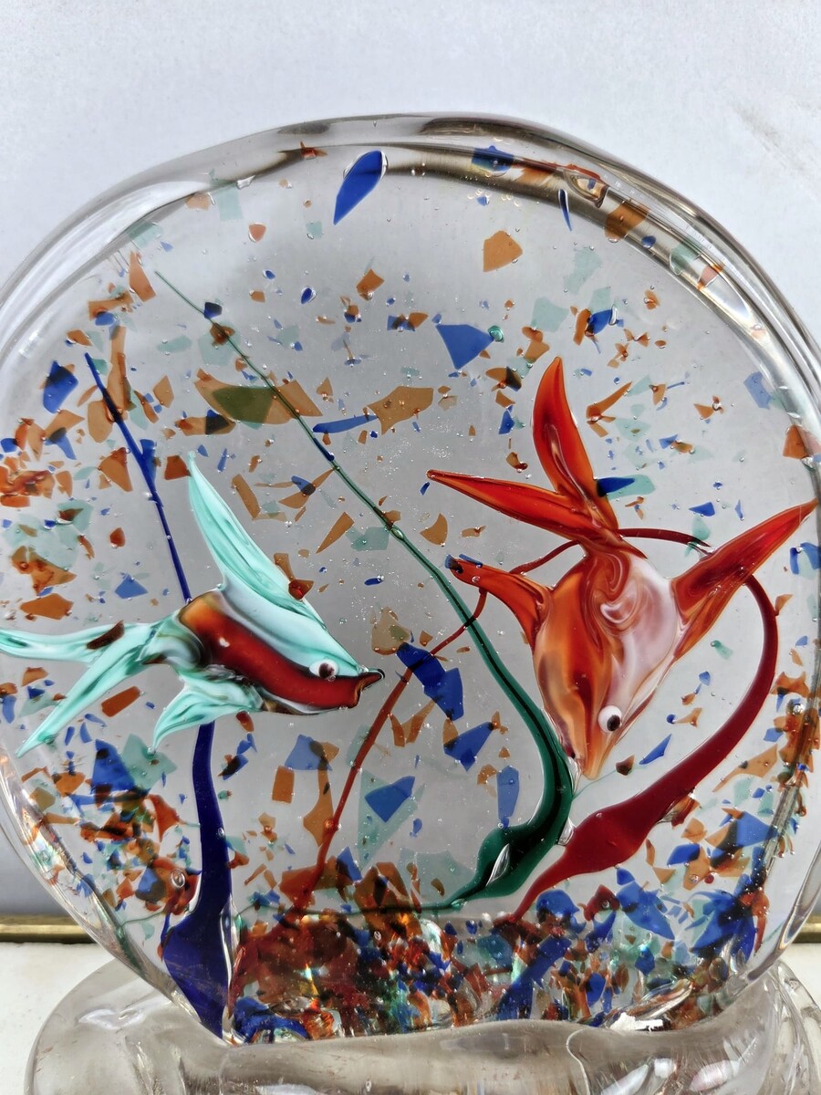 Murano glass aquarium