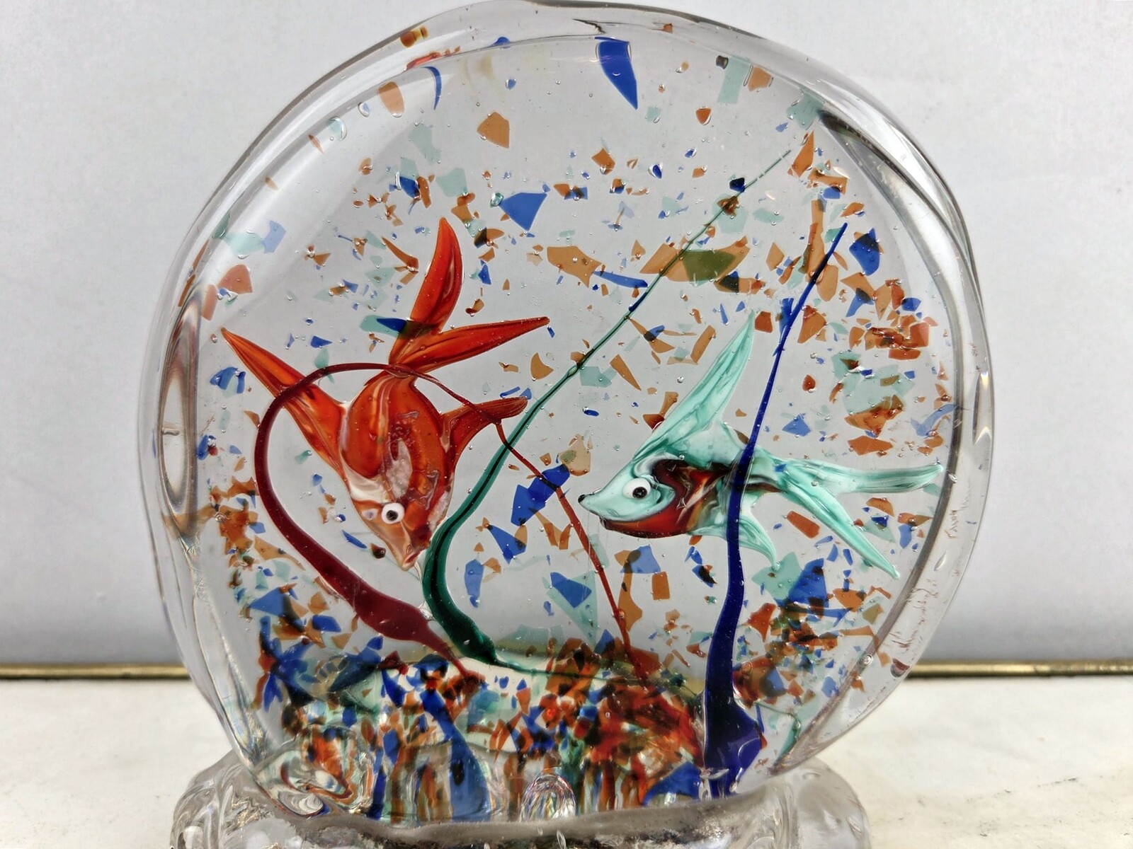 Murano glass aquarium