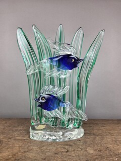 Murano glass aquarium, circa 1970