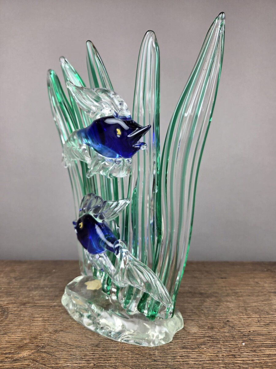Murano glass aquarium, circa 1970