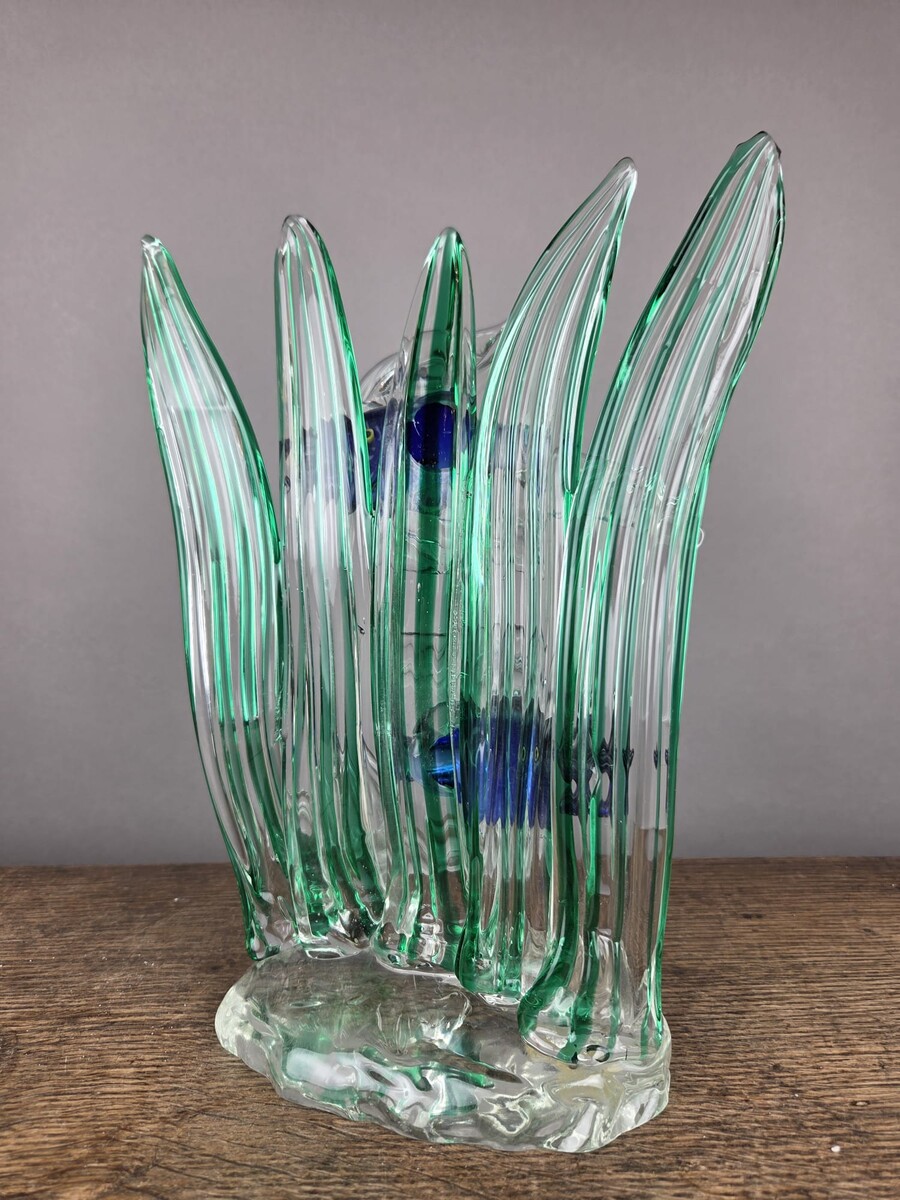 Murano glass aquarium, circa 1970