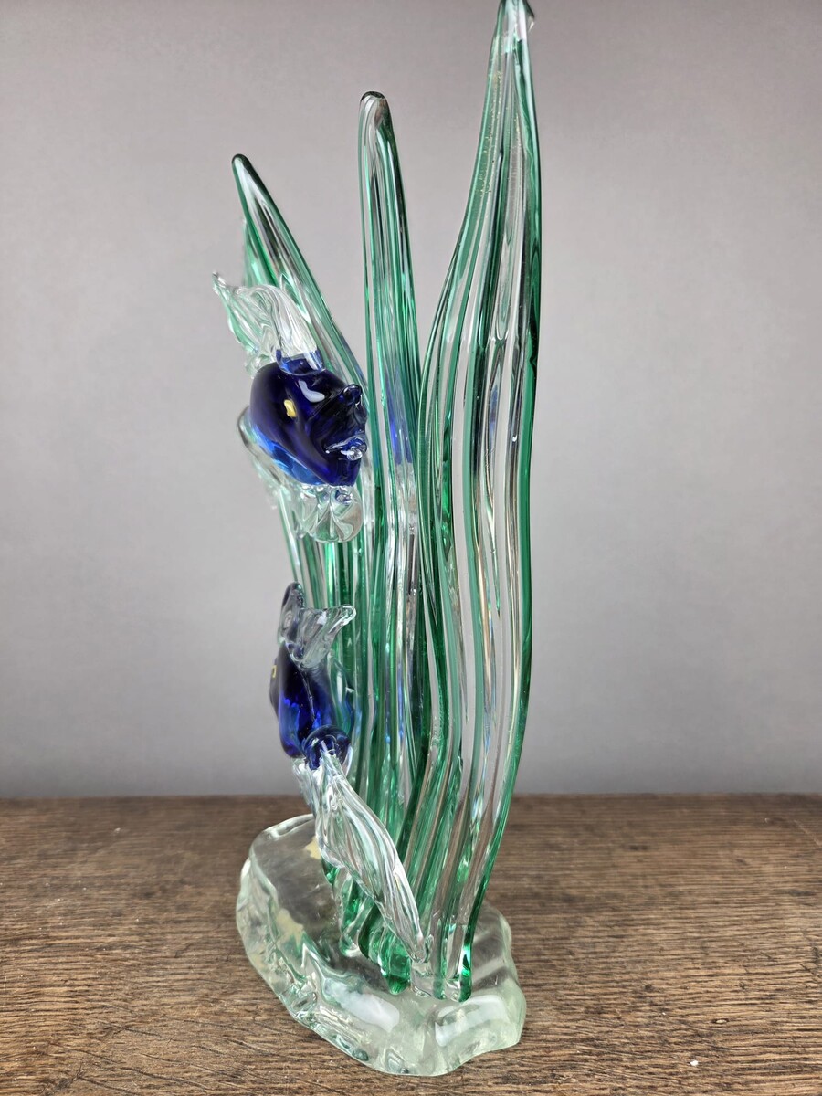 Murano glass aquarium, circa 1970