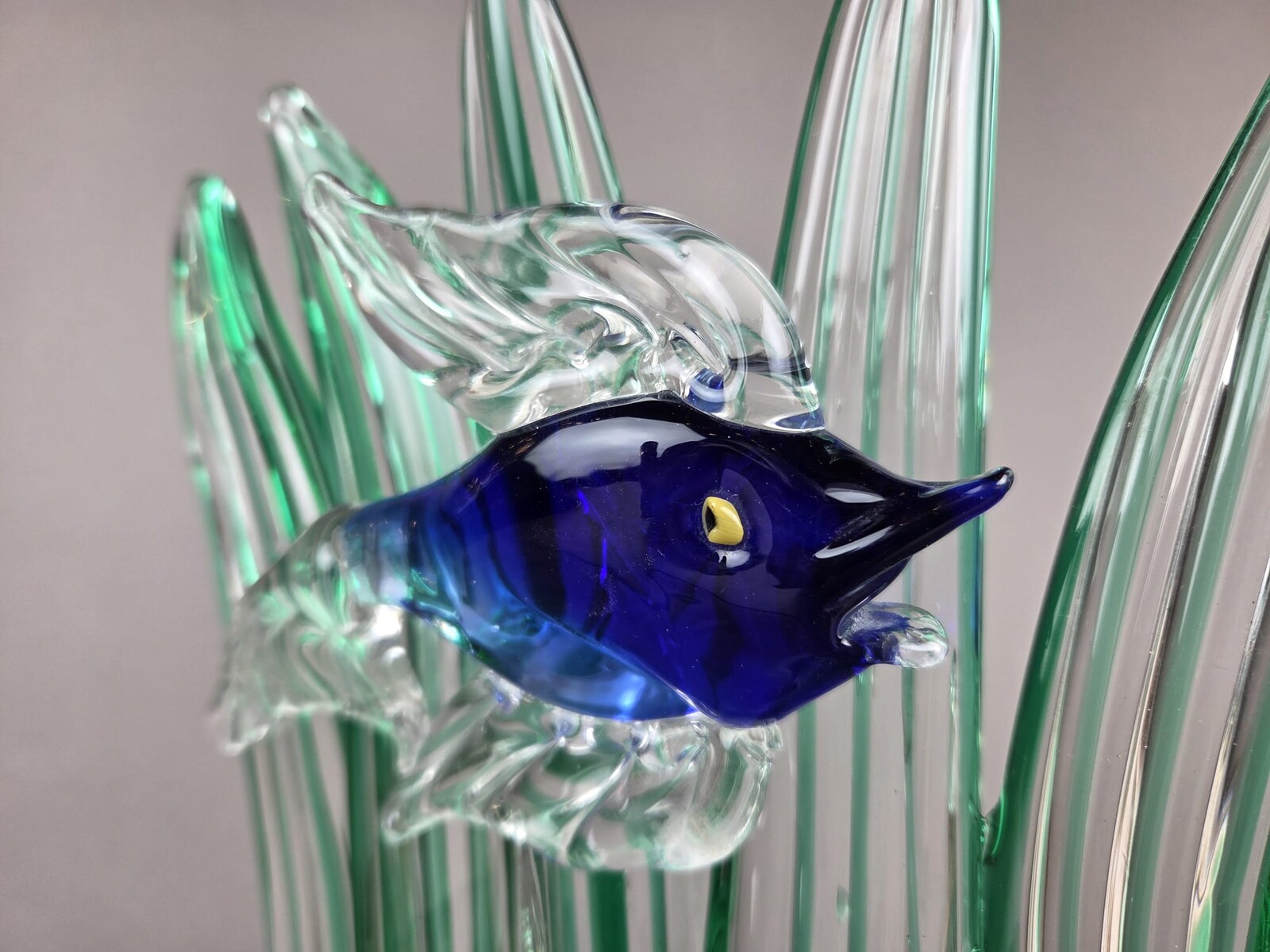 Murano glass aquarium, circa 1970