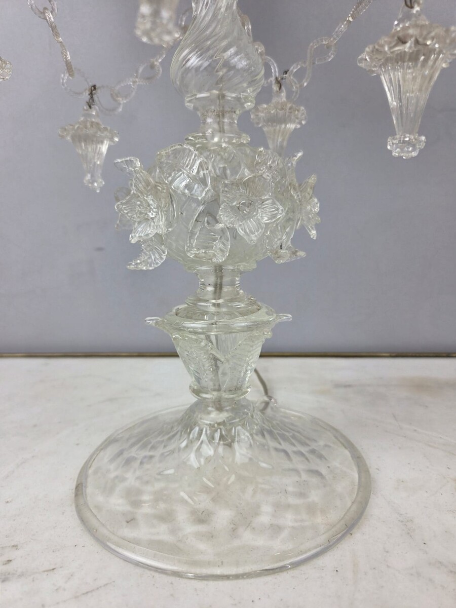 Murano glass girandole, 20th
