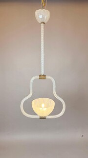 Murano glass pendant light, Barovier, circa 1940