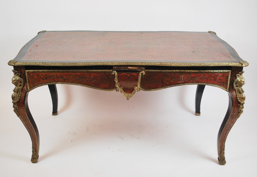 Napoleon III desk in Boulle marquetry 