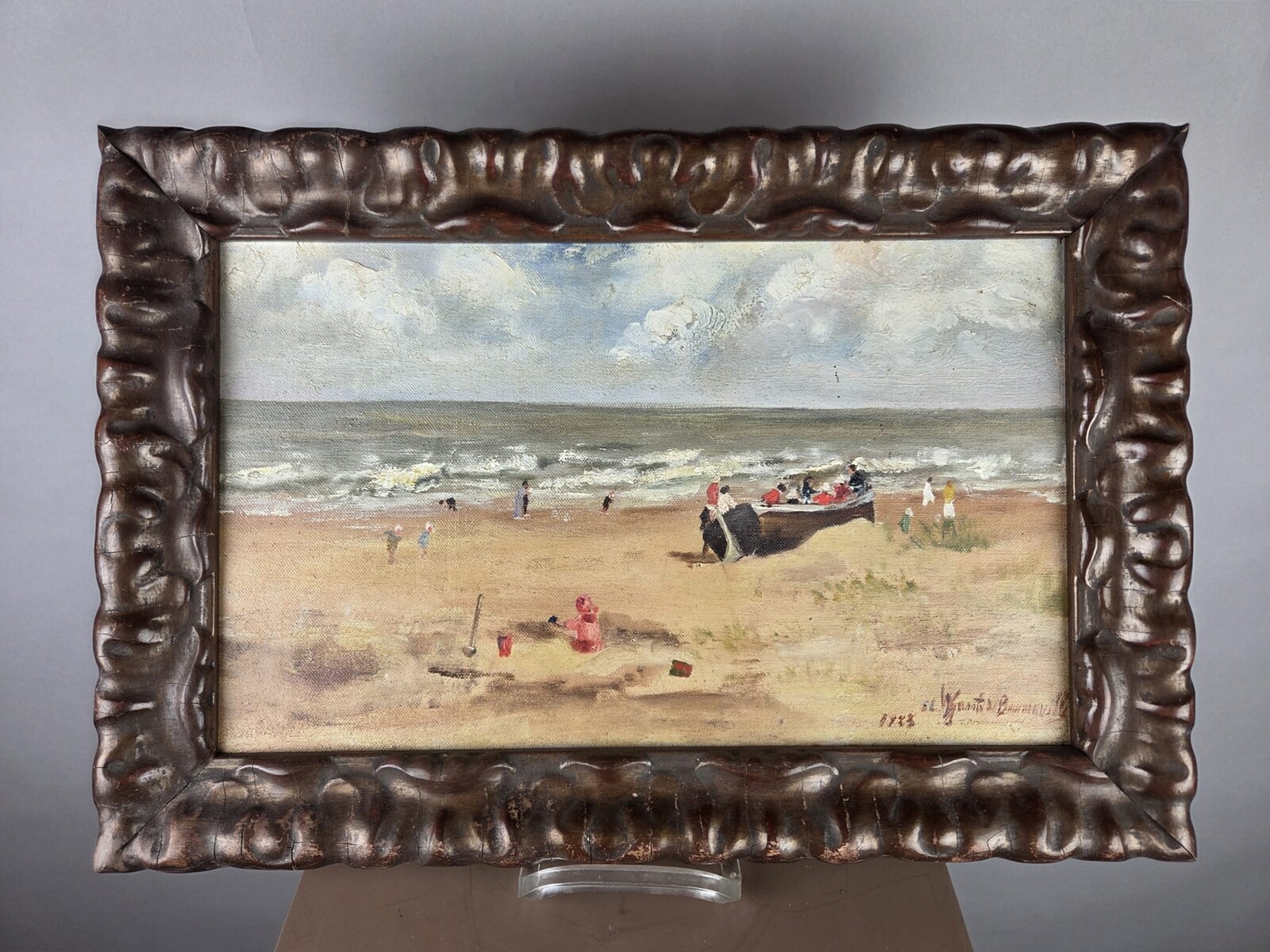 Oil on panel, 