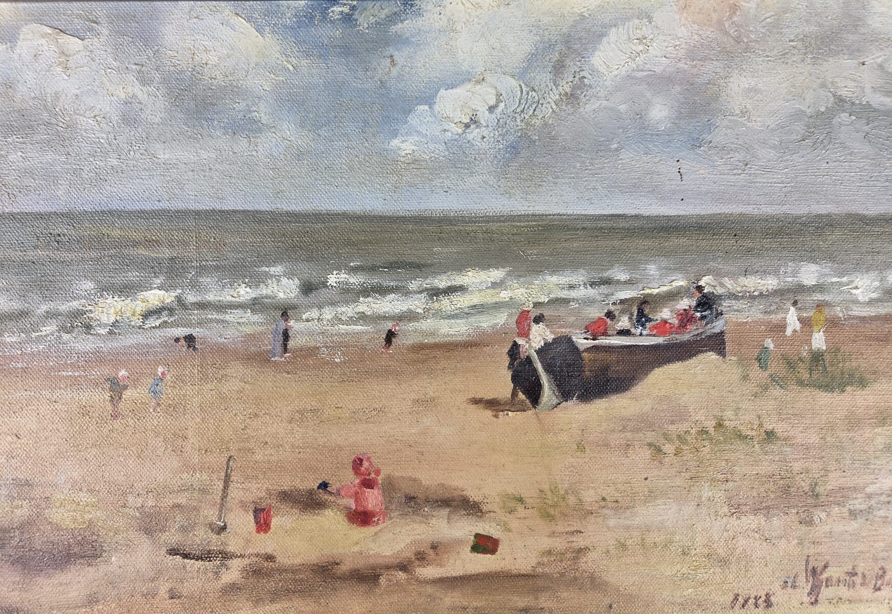 Oil on panel, 
