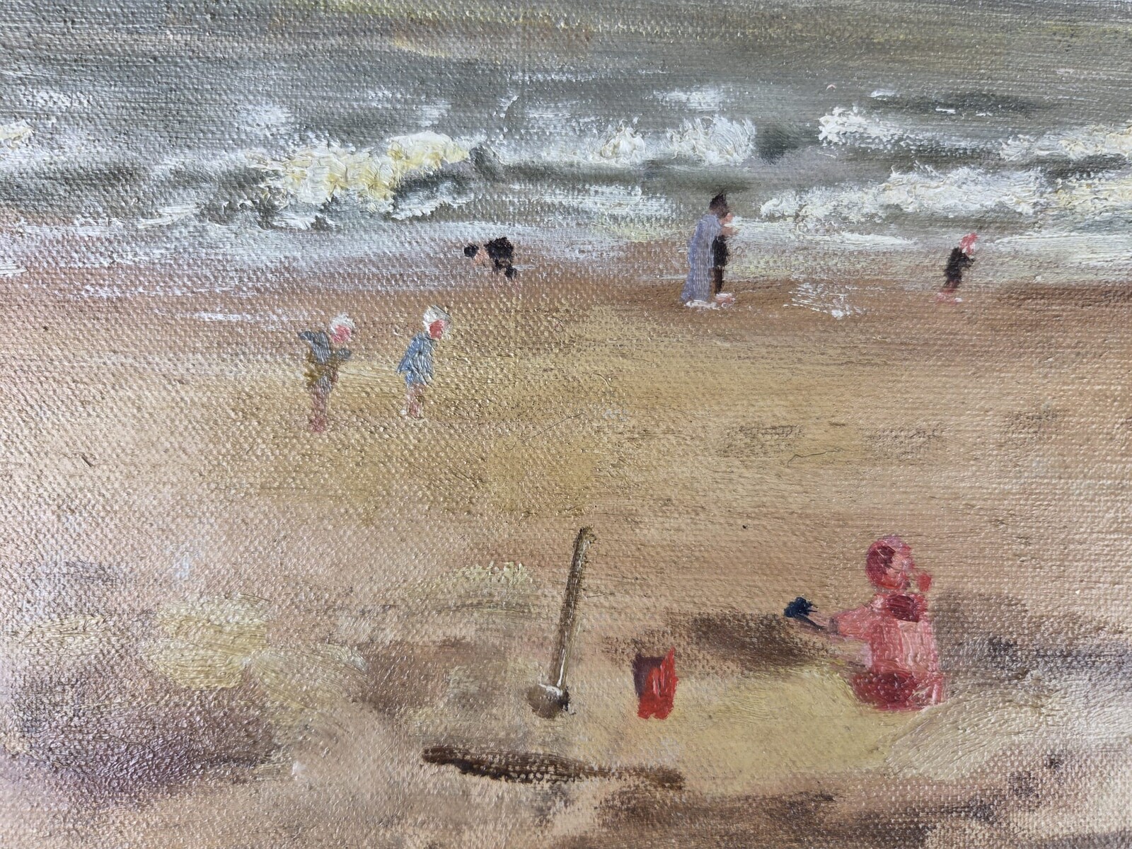 Oil on panel, 