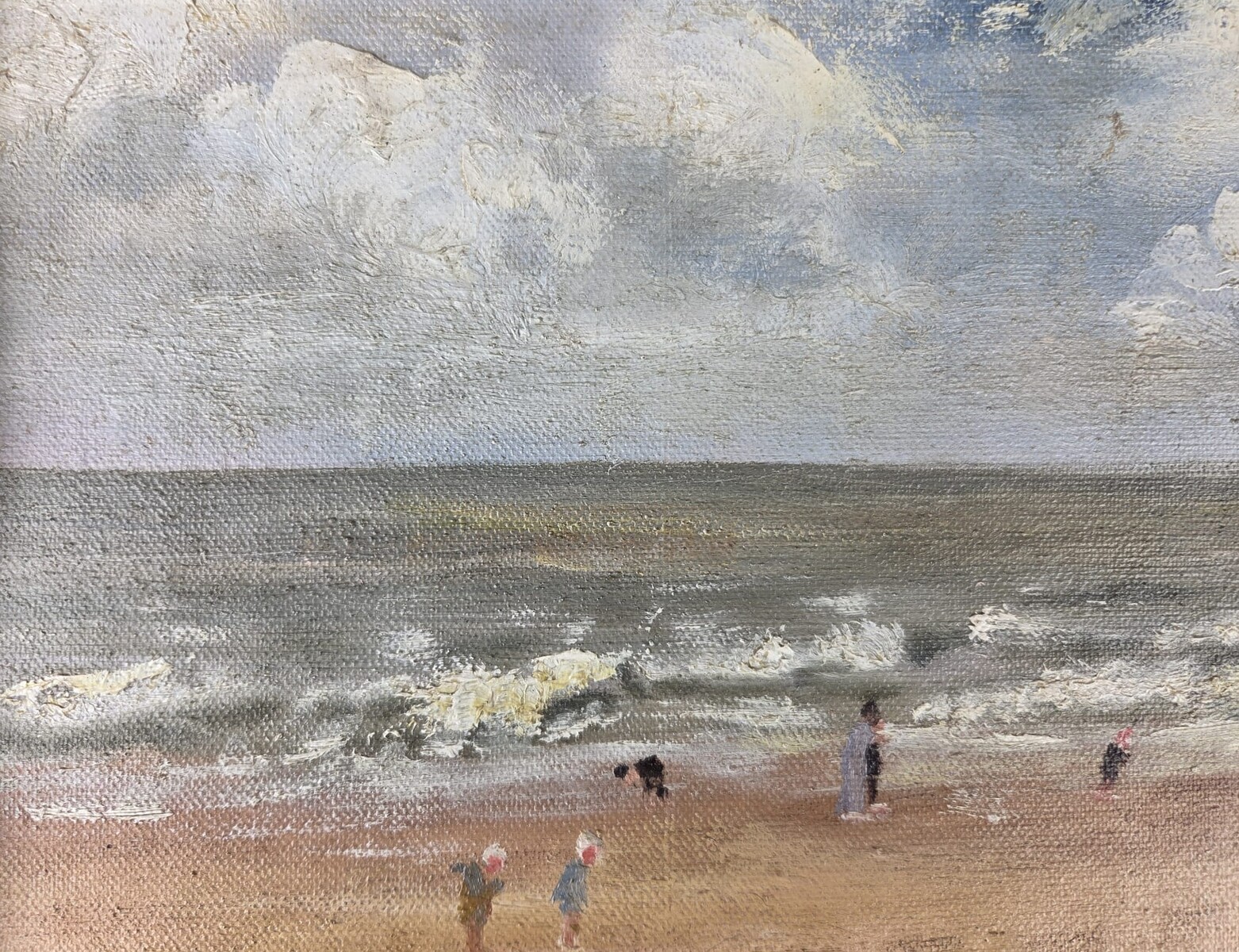 Oil on panel, 