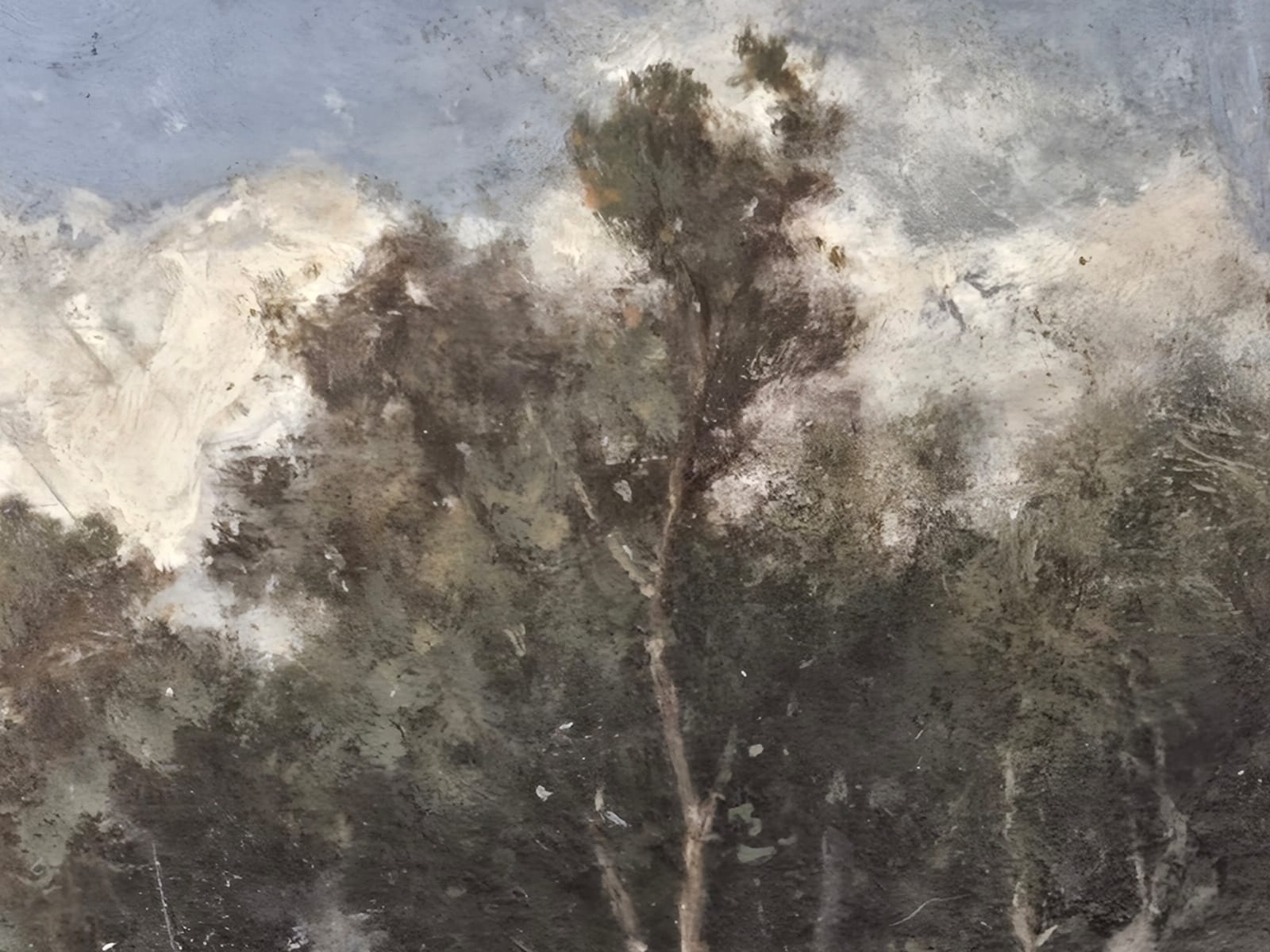 Oil on panel 