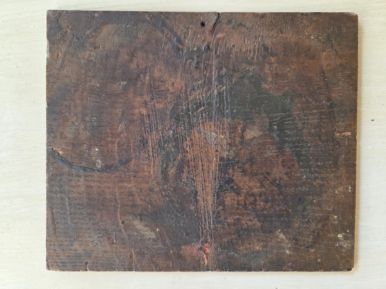 Oil on panel 