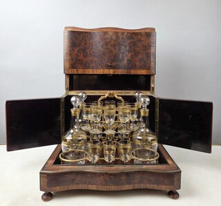 Original and complete Napoleon III period liquor cabinet.