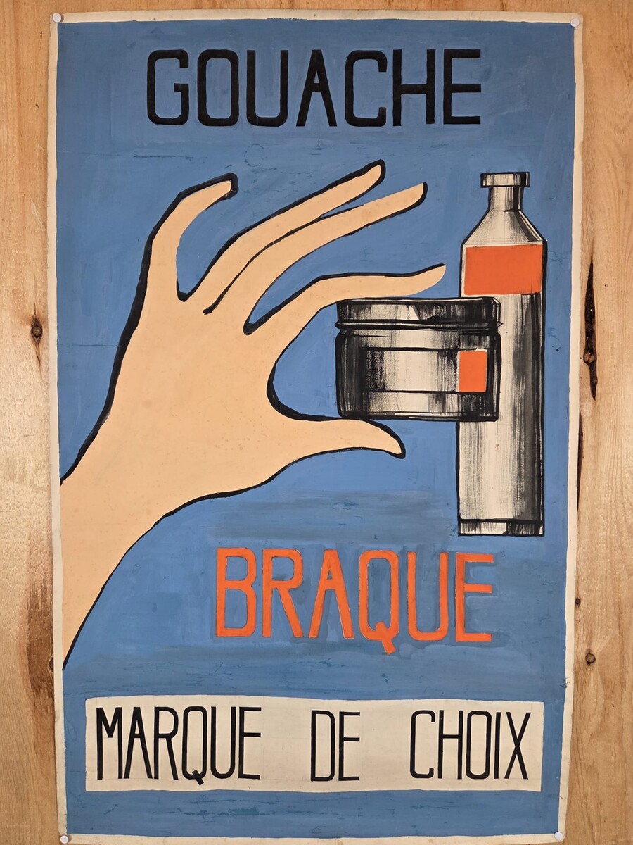 Painted preparatory posters, price per piece