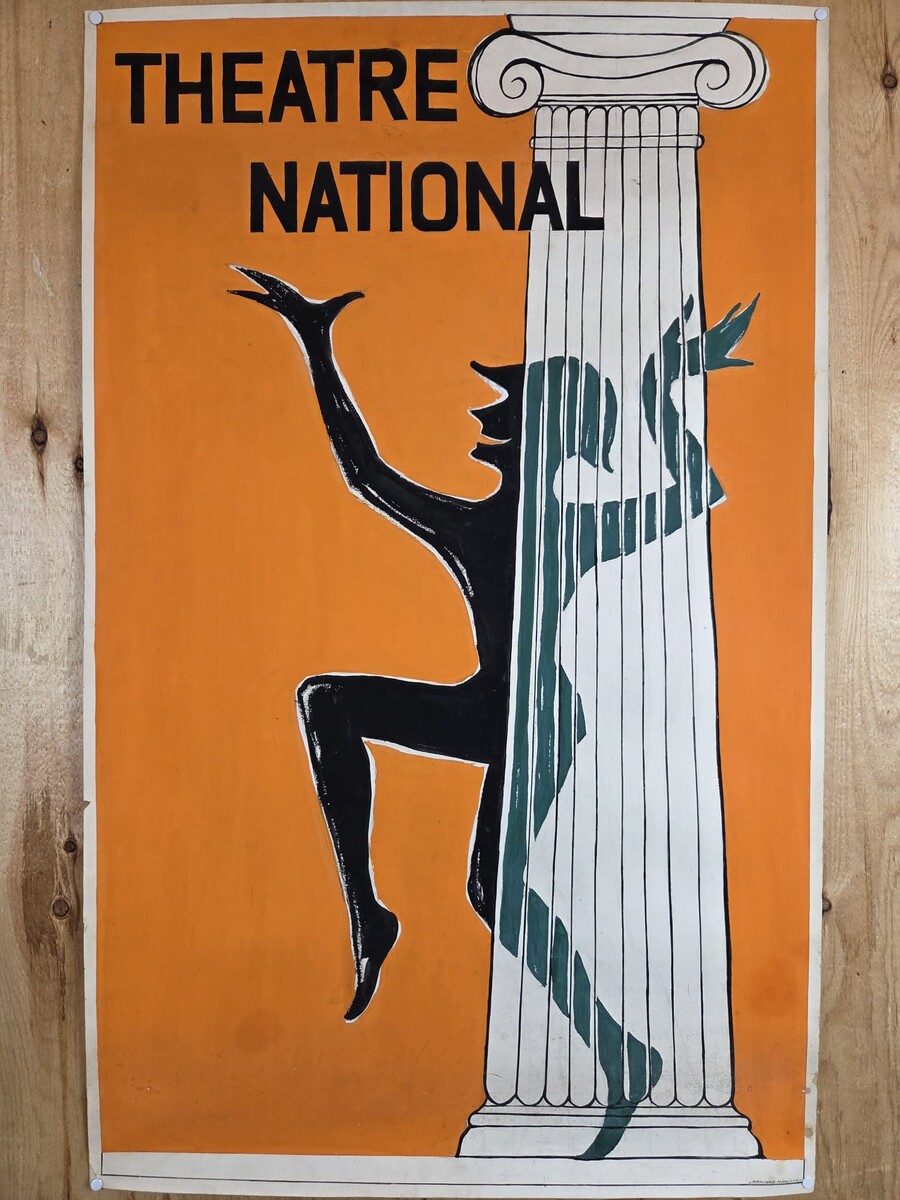 Painted preparatory posters, price per piece