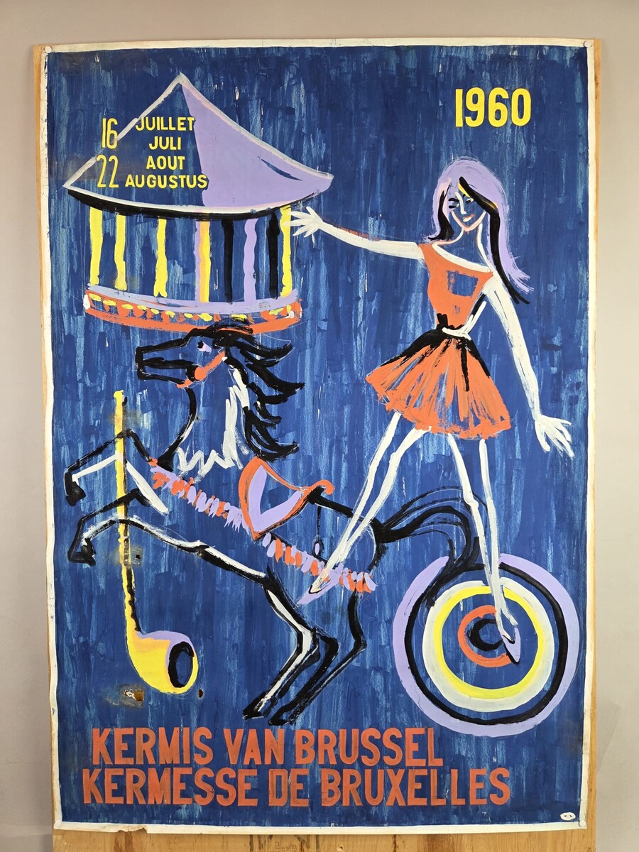 Painted preparatory posters, price per piece