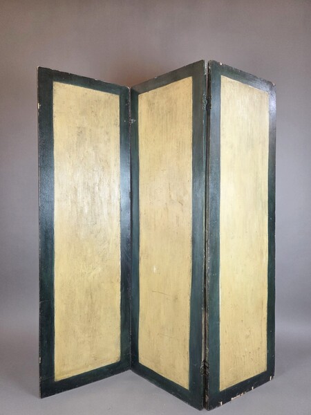 Painted screen representing 