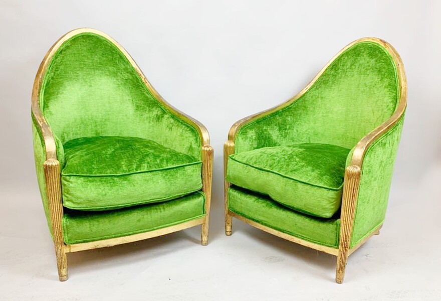 Pair Of Armchairs, Art Deco, France 