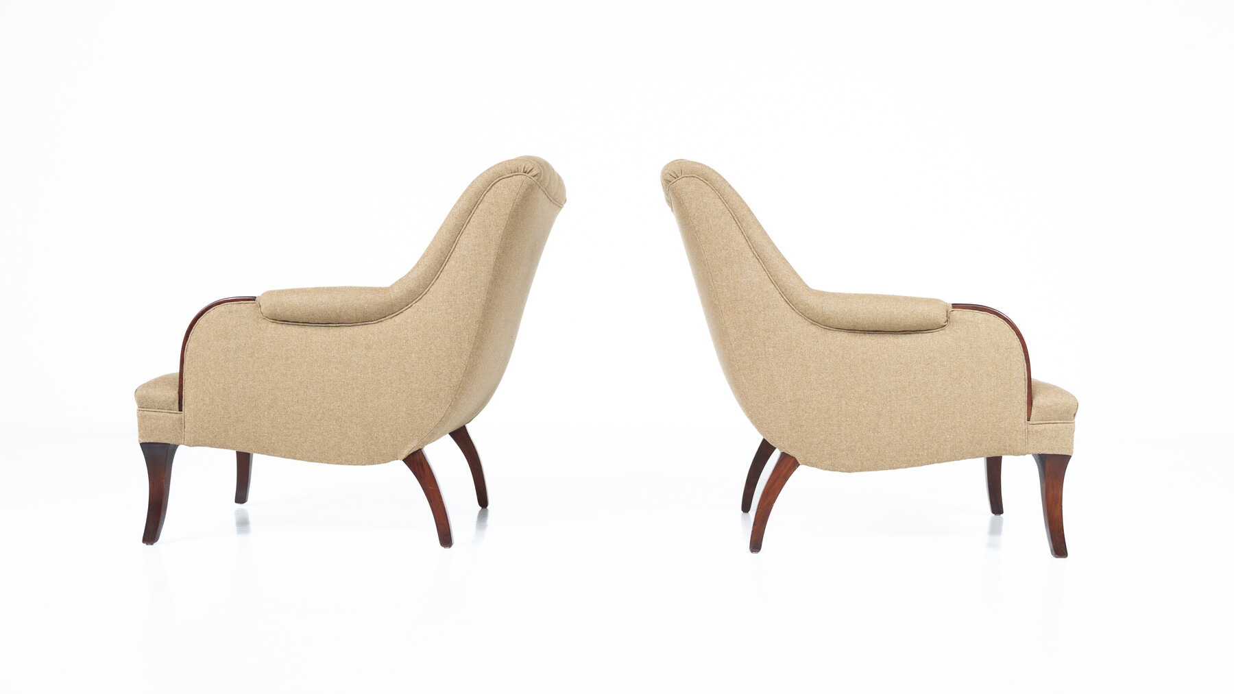 Pair of armchairs, circa 1920
