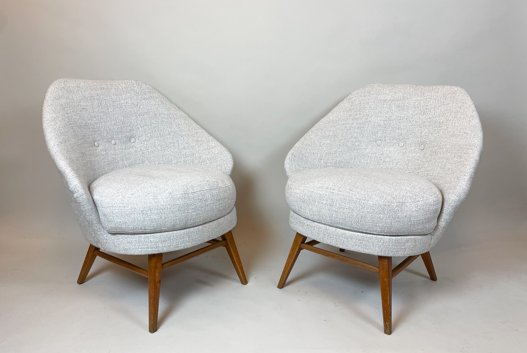 Pair Of Austro-Hungarian Armchairs - circa 1960