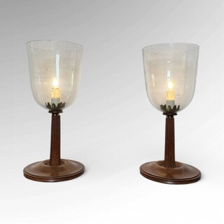Pair of candle holders