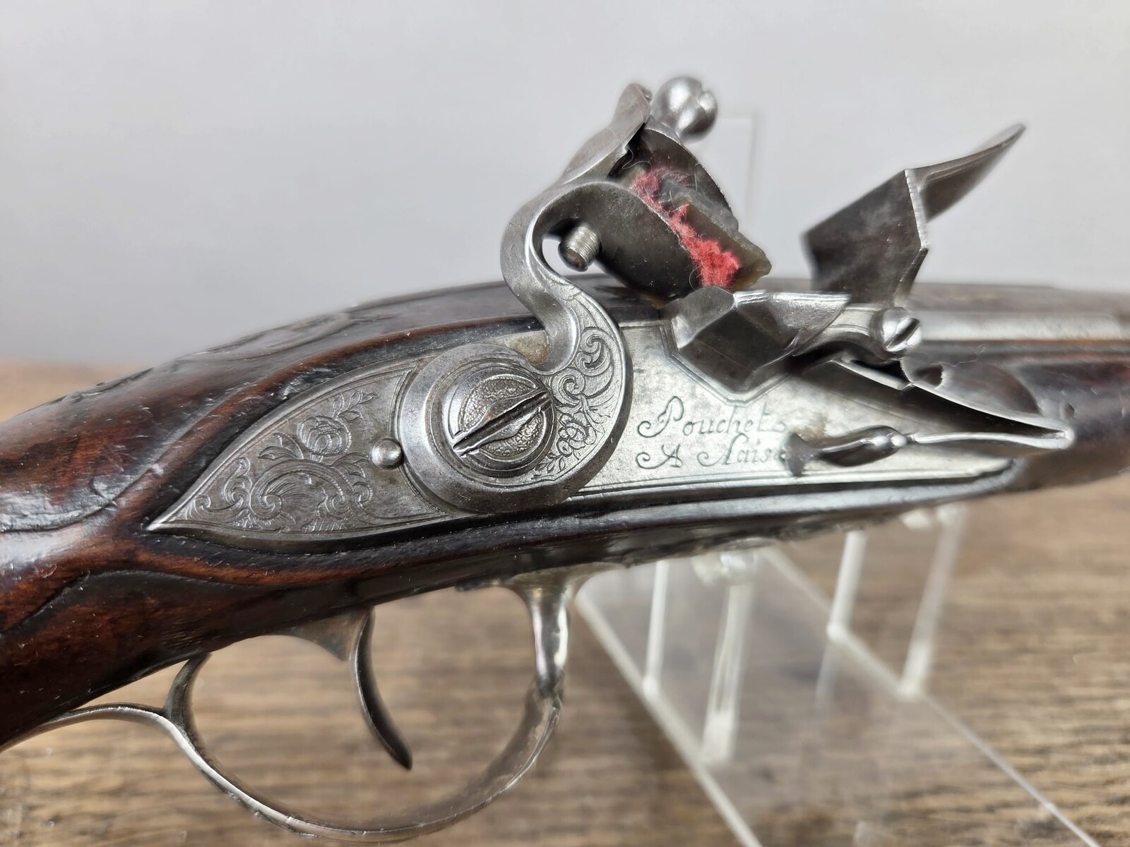 Pair of flintlock pistols circa 1750