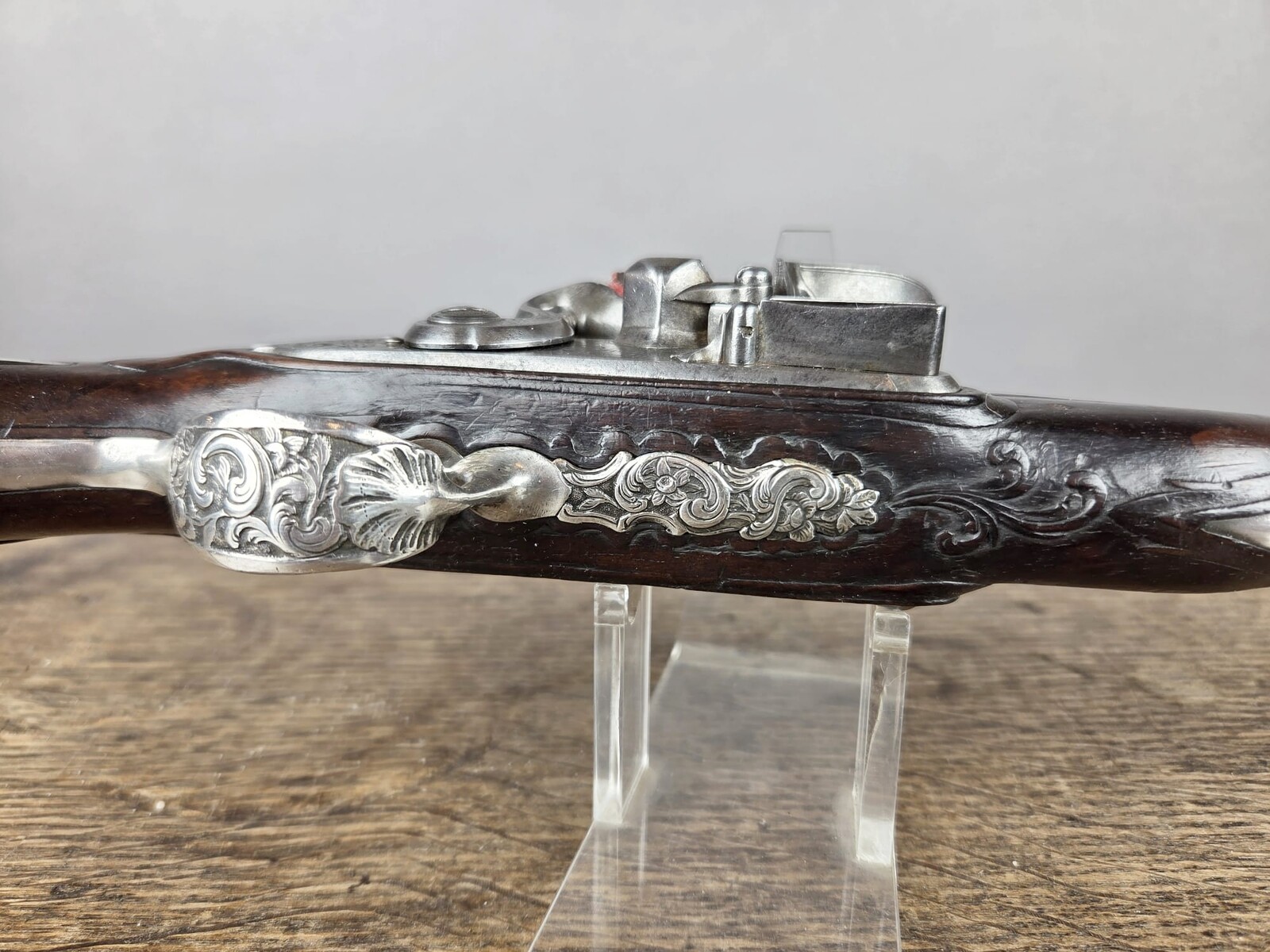Pair of flintlock pistols circa 1750