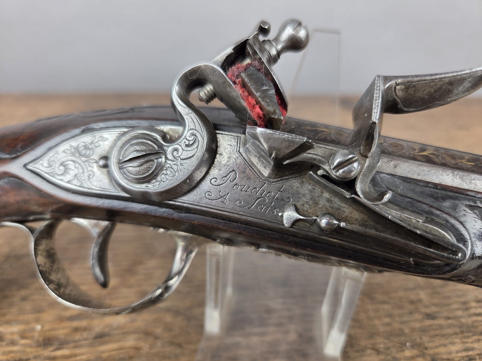 Pair of flintlock pistols circa 1750