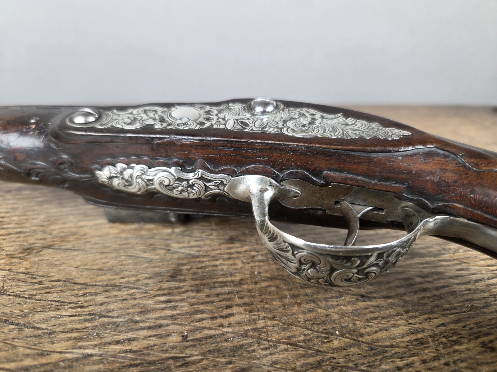Pair of flintlock pistols circa 1750