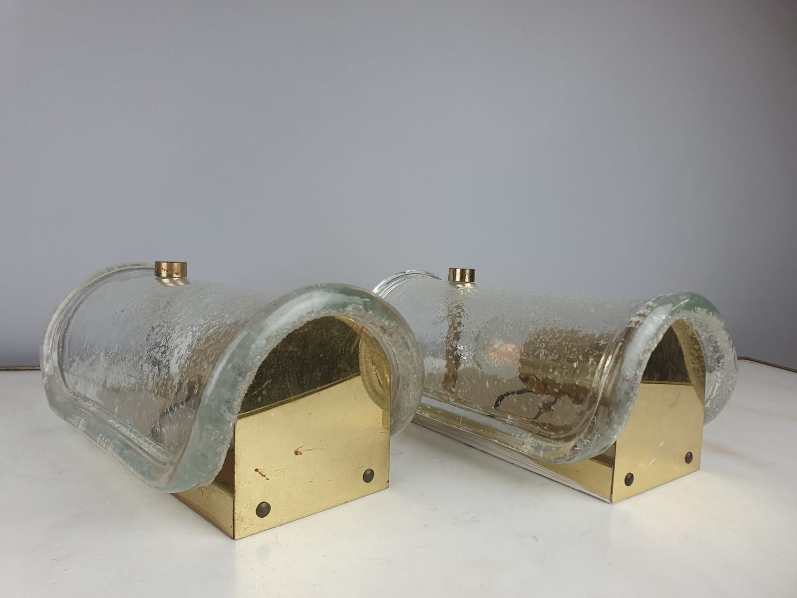 Pair of Murano glass sconces from Limburg, circa 1960