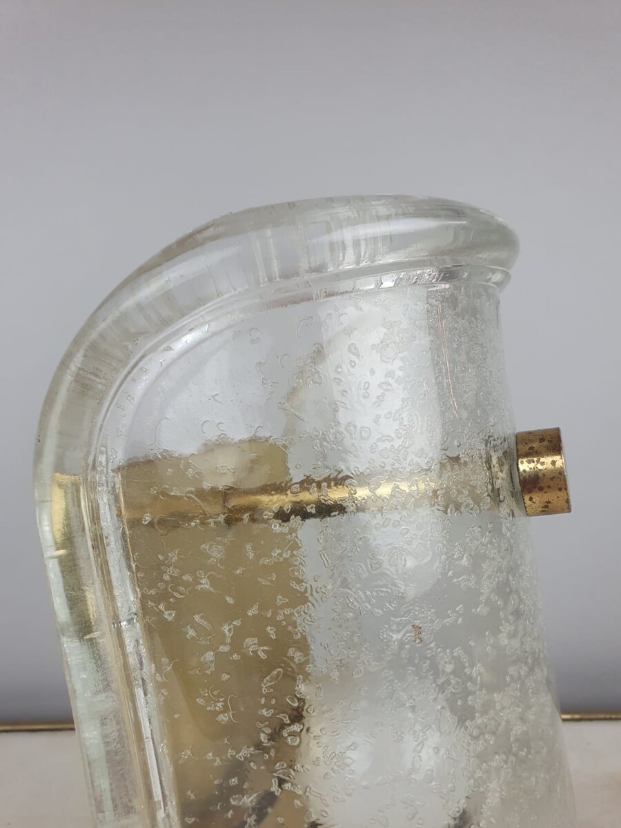 Pair of Murano glass sconces from Limburg, circa 1960